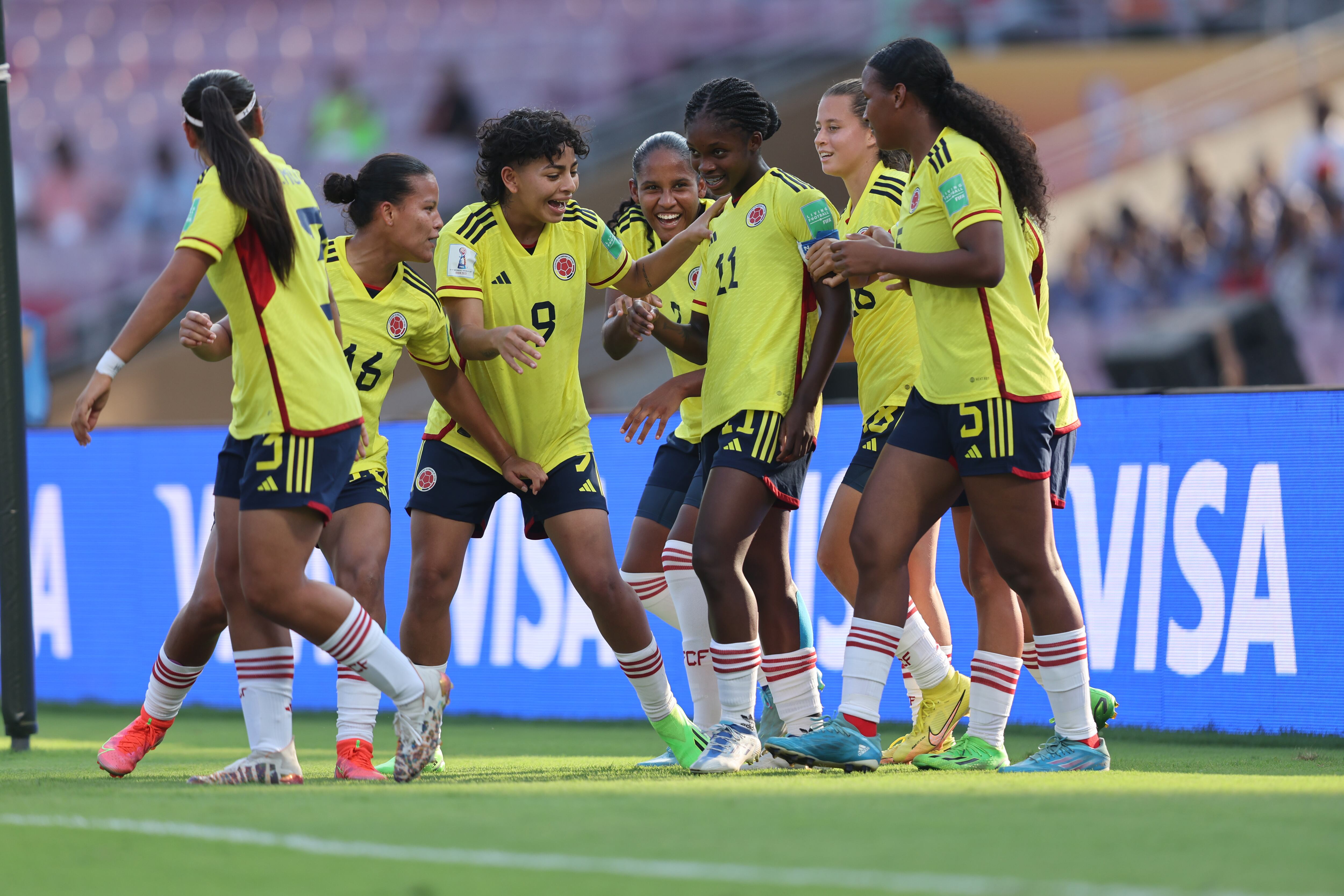 Selección Colombia femenina sub 17 en el Mundial.