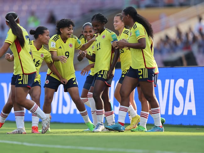 Selección Colombia femenina sub 17 en el Mundial.