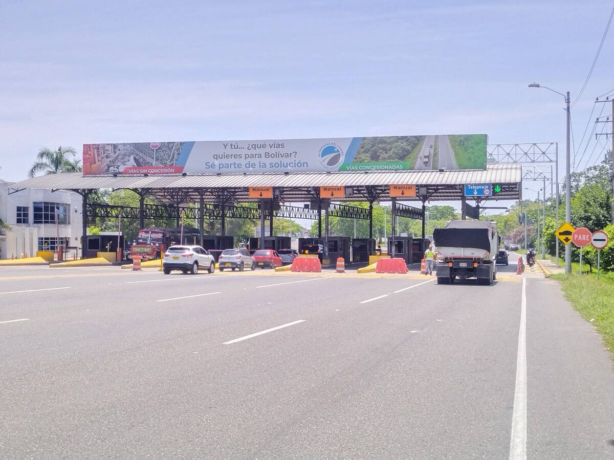 Mintransporte prorrogó suspensión de cobro en peaje de Turbaco: esta vez por dos meses