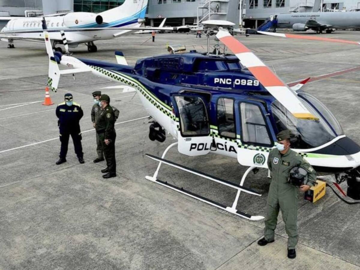 Con un helicóptero de alta tecnología reforzarán la seguridad en Risaralda