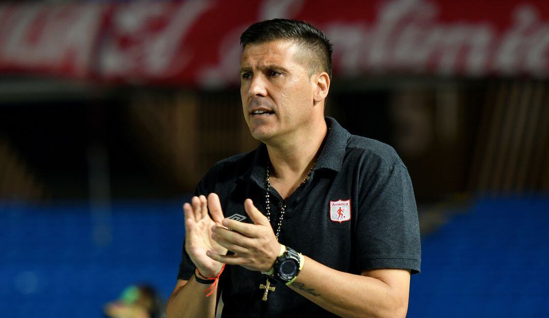 Juan Cruz Real ausente con América de Cali tras contagiarse de COVID-19.