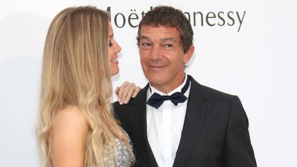 Antonio Banderas se fijó primero en la hermana gemela de su novia Nicole Kimpel