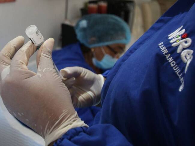 Vacunación contra el COVID-19 en Barranquilla.