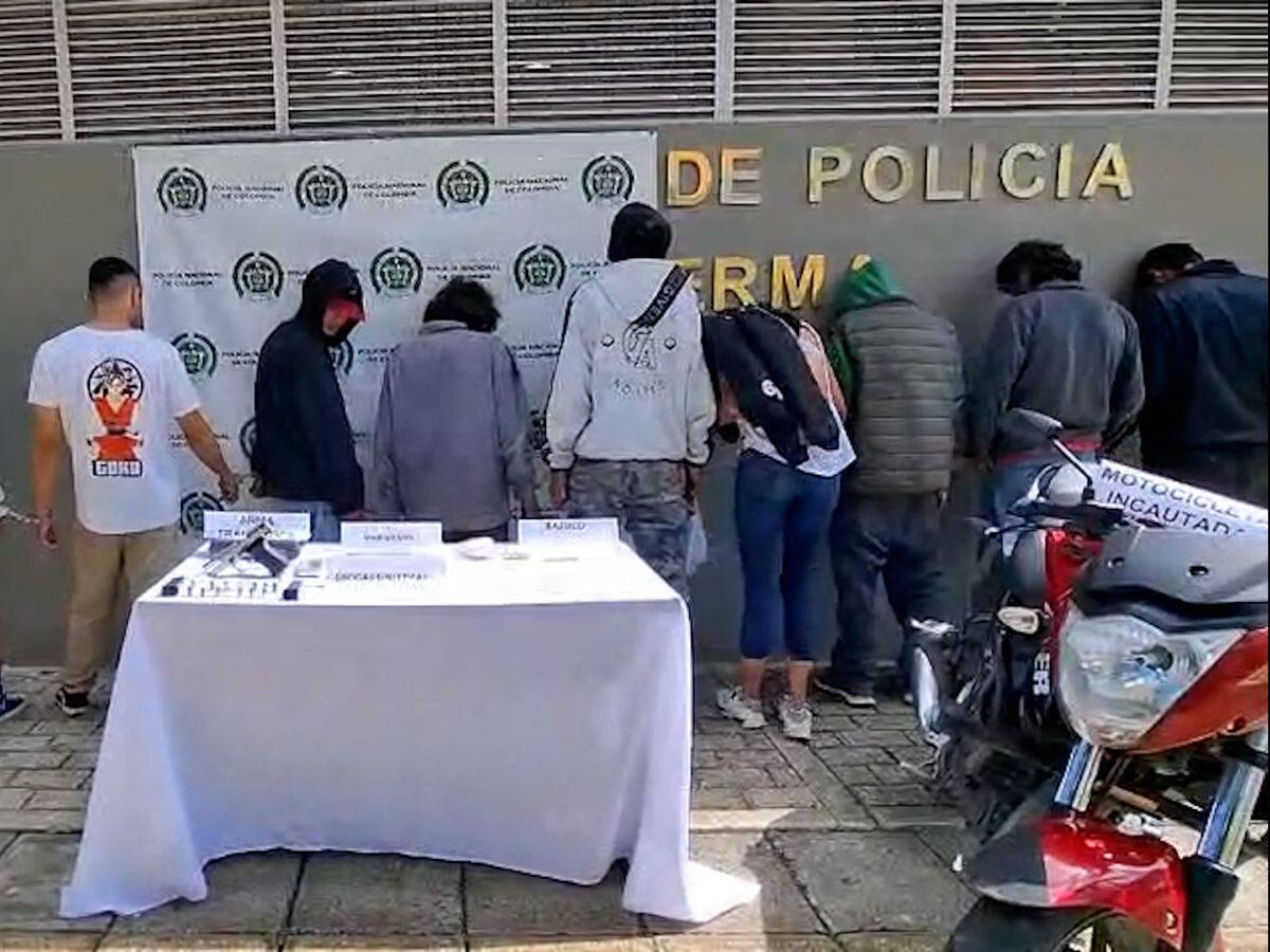 Diez capturados y gran cantidad de estupefacientes y armas fueron incautadas en Anserma