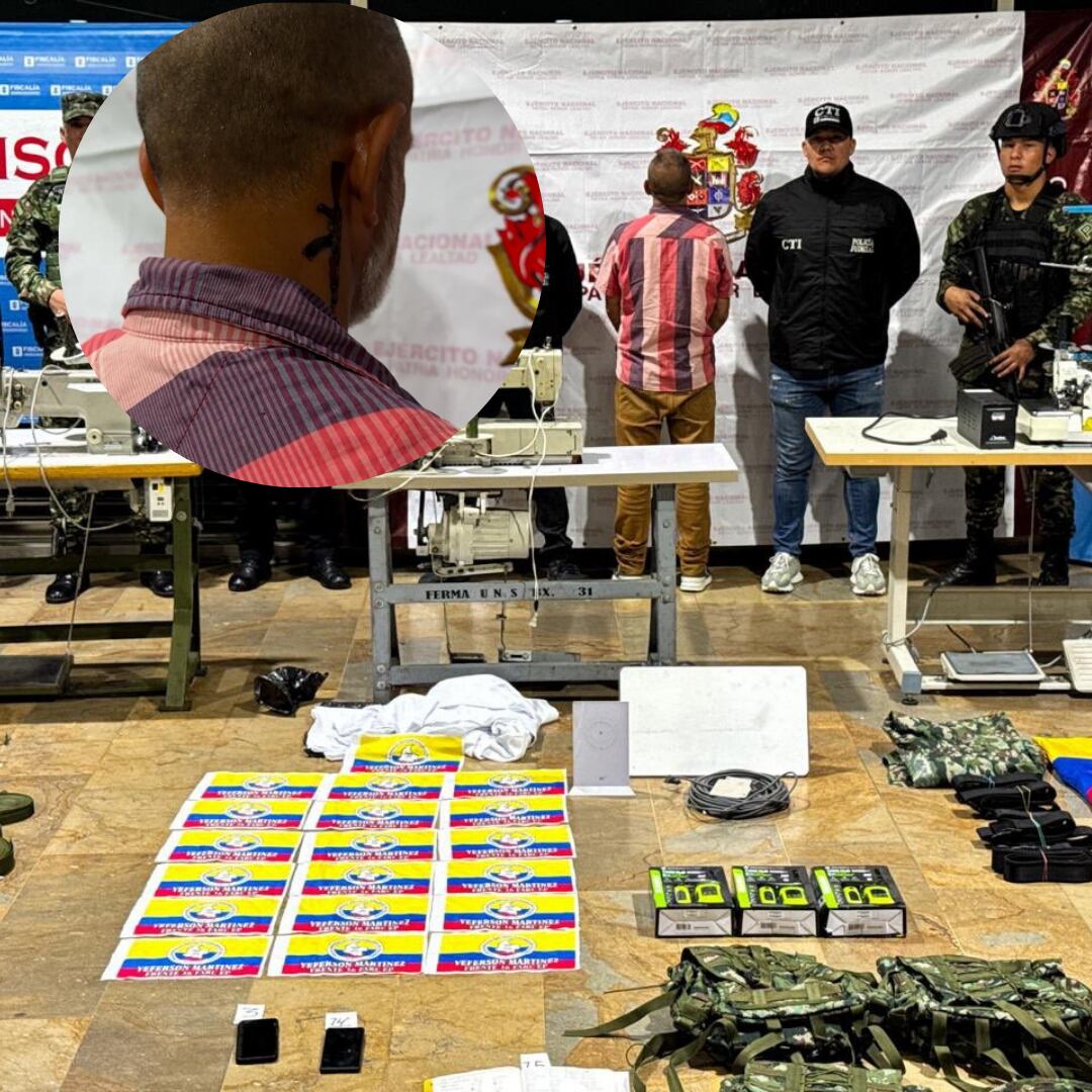 Alias El Sastre, acusado de integrar la red de apoyo al frente 36- fotos Séptima Divisó del Ejército