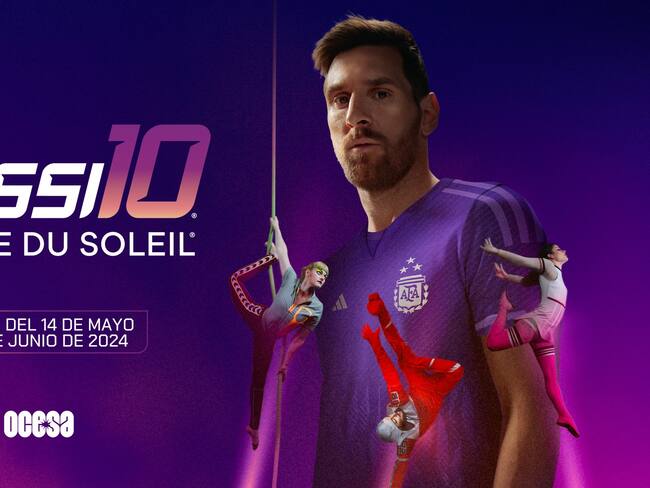 Todo lo que debe saber del &#039;Circo del Sol: Messi 10&#039;. Imagen: suministrada.