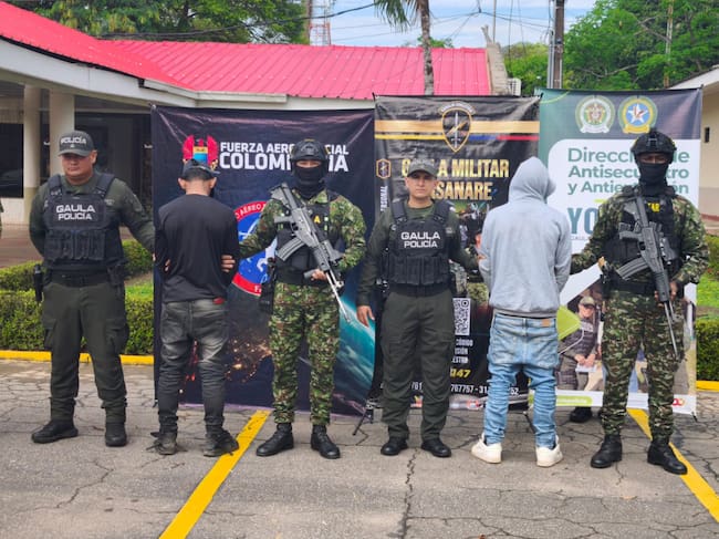 El Gaula Militar logró el rescate de dos personas secuestradas en Casanare.(Foto: cortesía Gaula Militar)