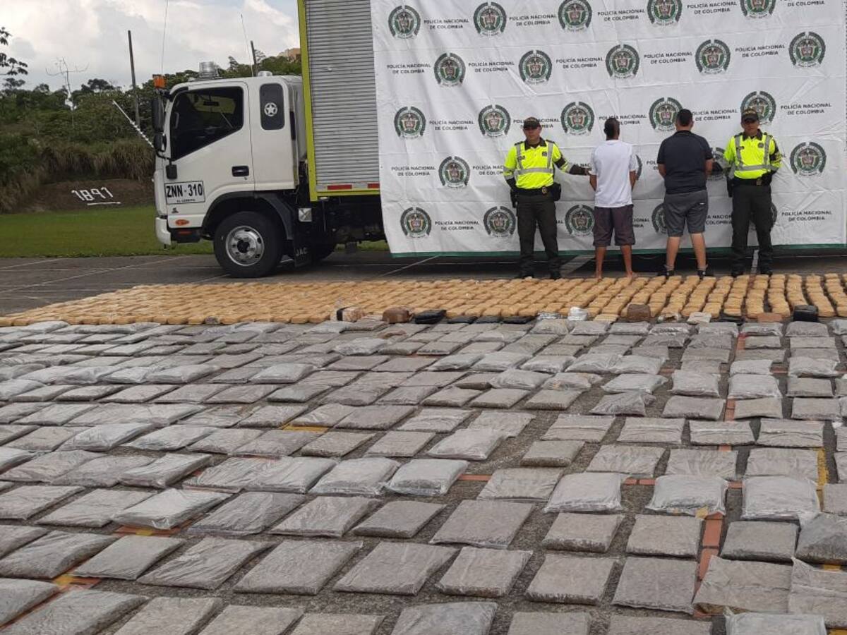 1.700 kilos de marihuana ha decomisado este año la Policía en el Quindío