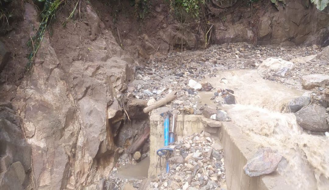 Afectaciones invierno en el corregimiento de Bilbao en Planadas