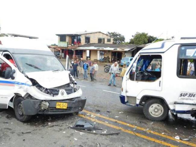 Siete heridos en accidente de tránsito en la panamericana entre Popayán y Cali