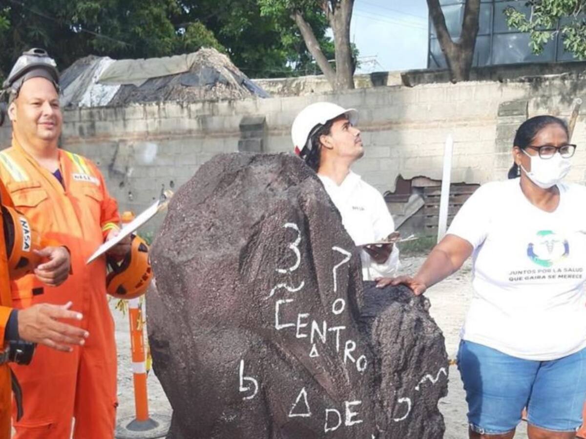 Colocan piedra simbólica para exigir construcción de puesto de salud