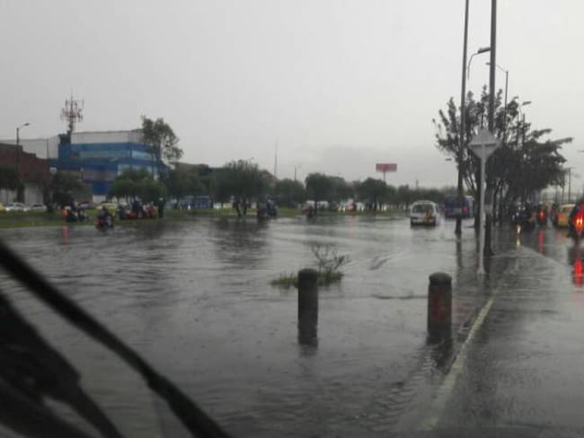 [Fotos] Inundaciones en las calles de Bogotá