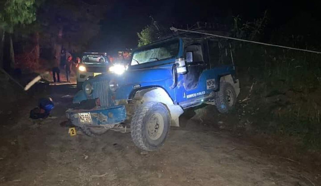 Accidente en Aguadas, Caldas