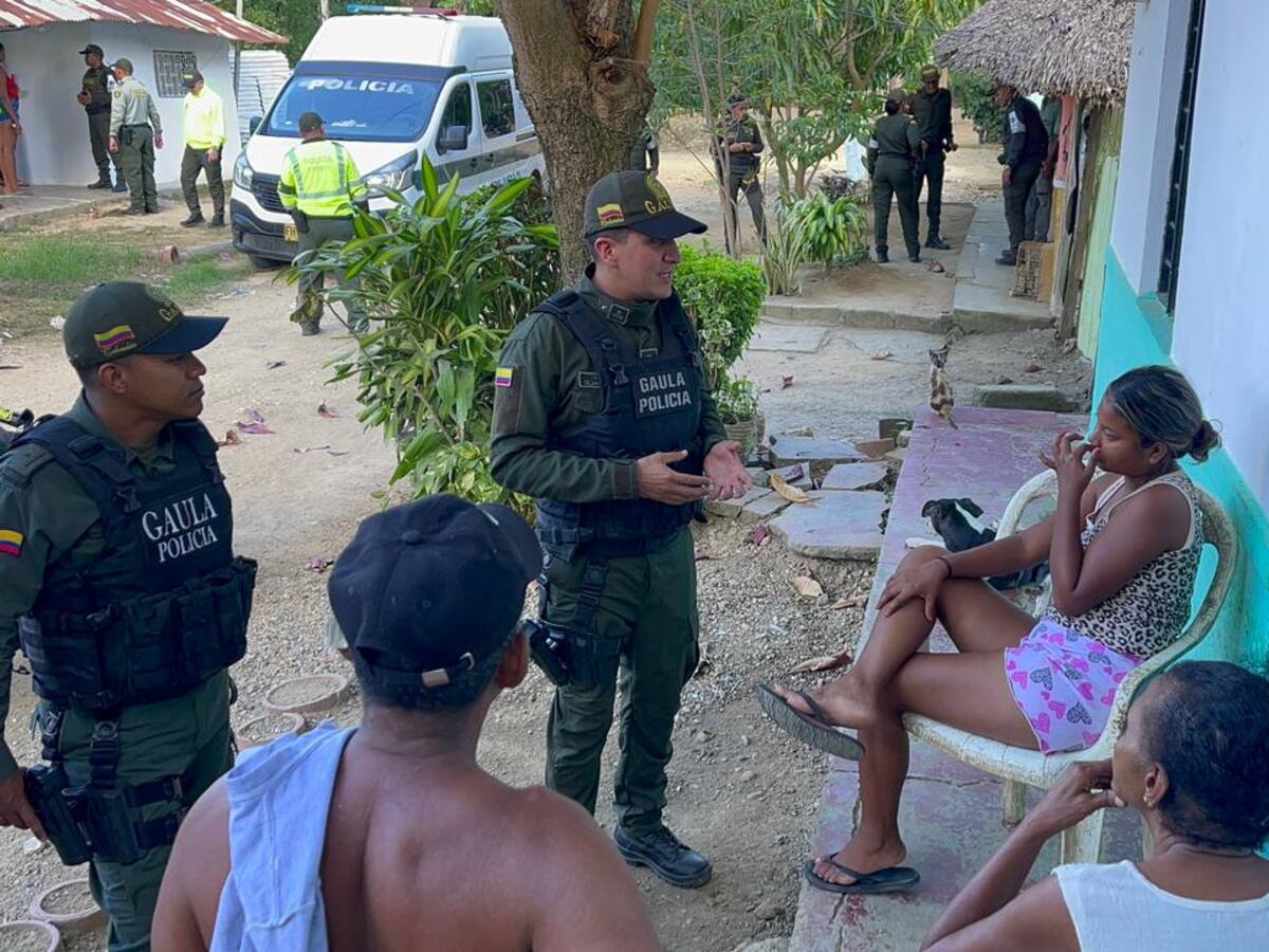 Policía de Bolívar realizó operativos de control en Mahates con 55 uniformados