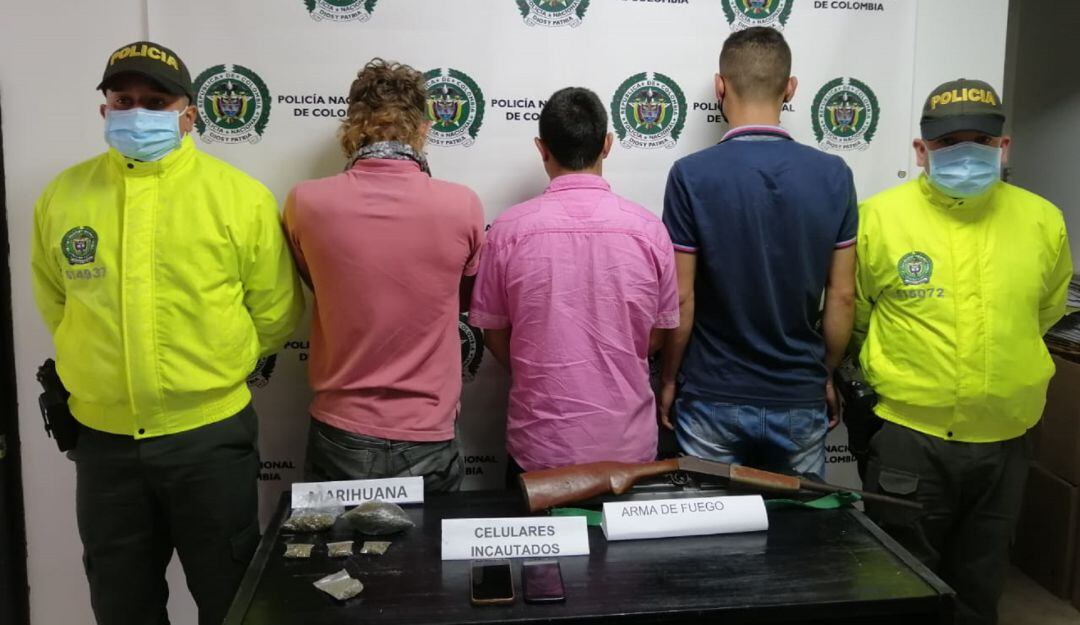 Presuntos integrandes del grupo delincuencial Los del Taller.