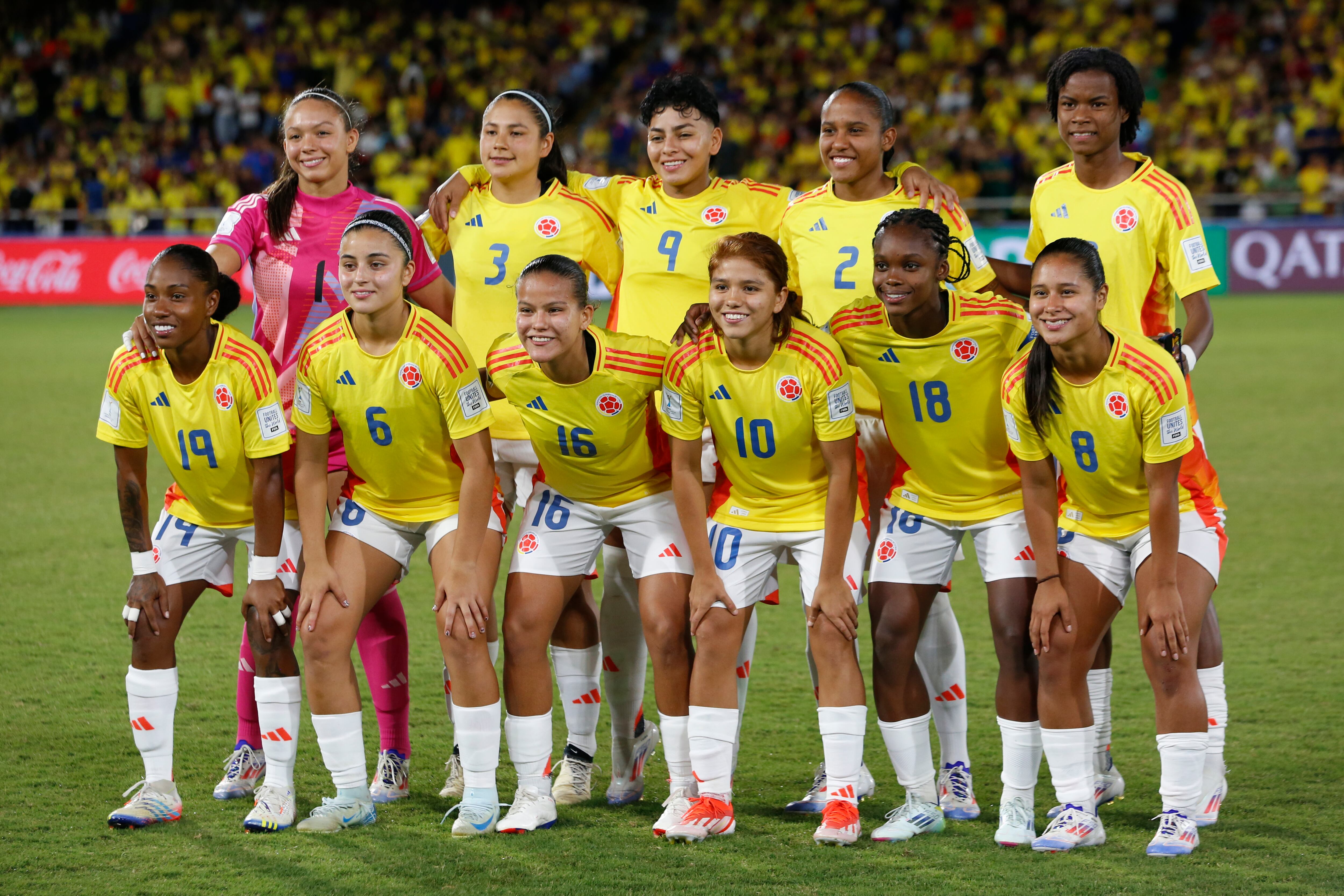 Selección Colombia Femenina Sub-20  (Colombia). EFE/ Ernesto Guzmán Jr.