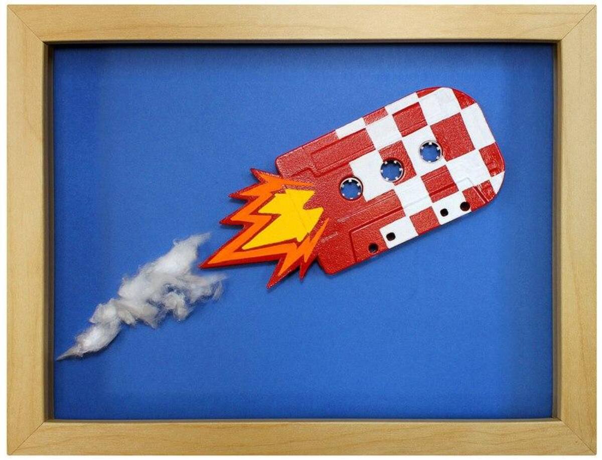 Benoit Jammes hace una propuesta artística con materiales reciclables.