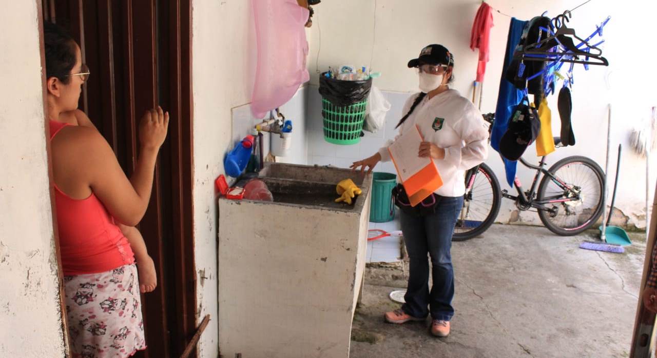 ¡Si no hay criaderos no hay zancudos, si no hay zancudos, no hay dengue¡,   foto recreativa.