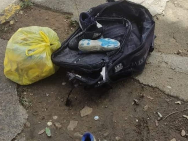 La &quot;maleta bomba&quot; que causó pánico en Bucaramanga