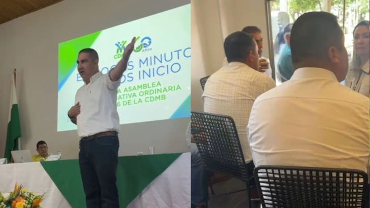 Video: El encontronazo entre el gobernador de Santander y el director de la CDMB