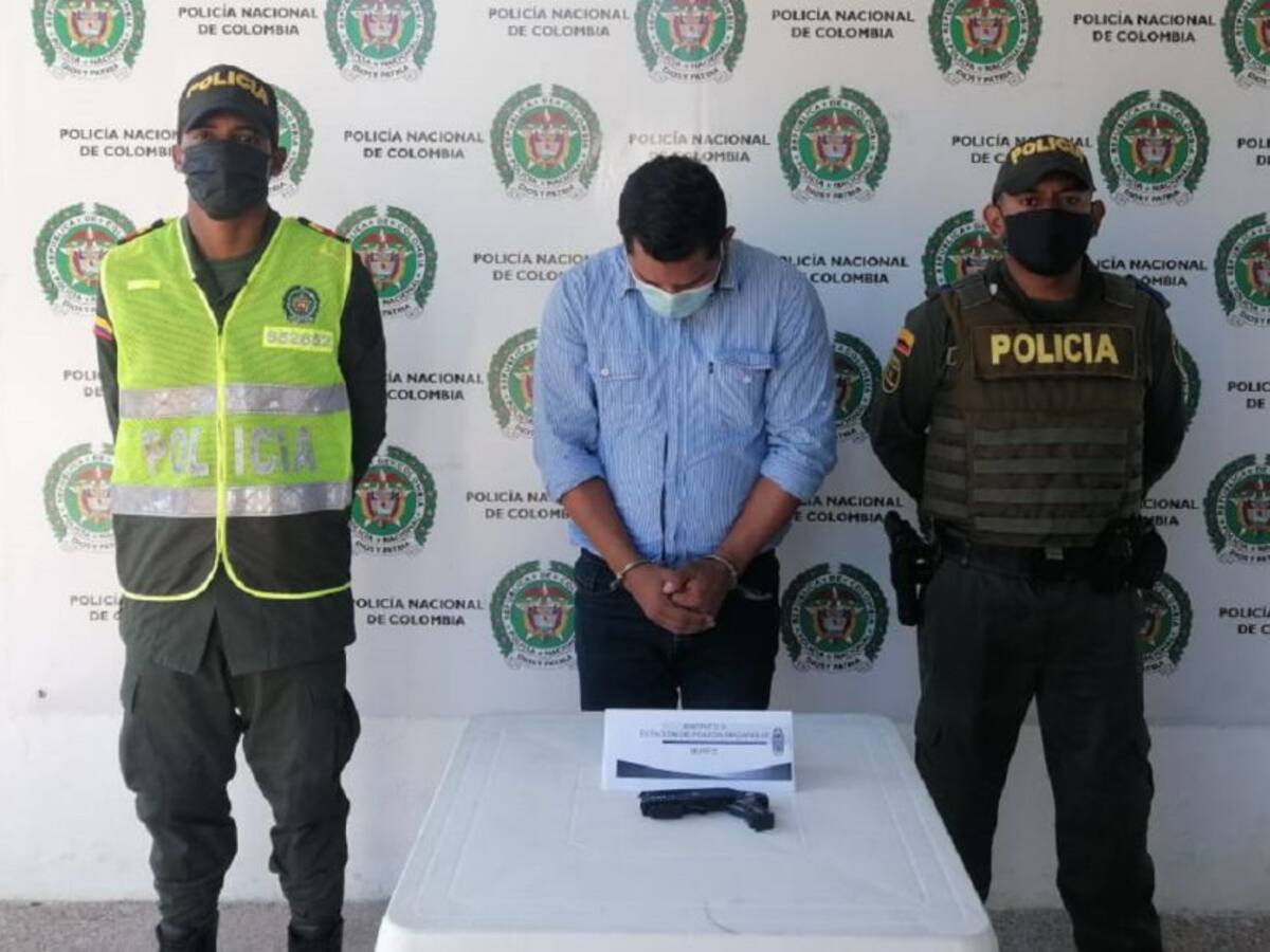 Presunto delincuente robó con arma de juguete y fue capturado en Magangué