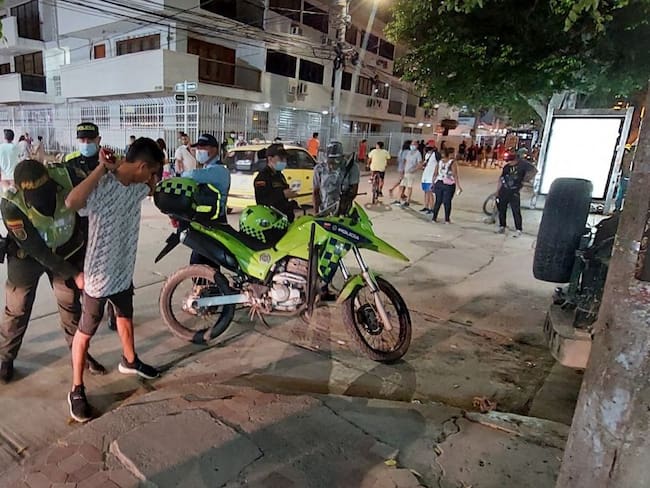 Violando el parrillero hombre, en Santa Marta han hurtado a 234 personas