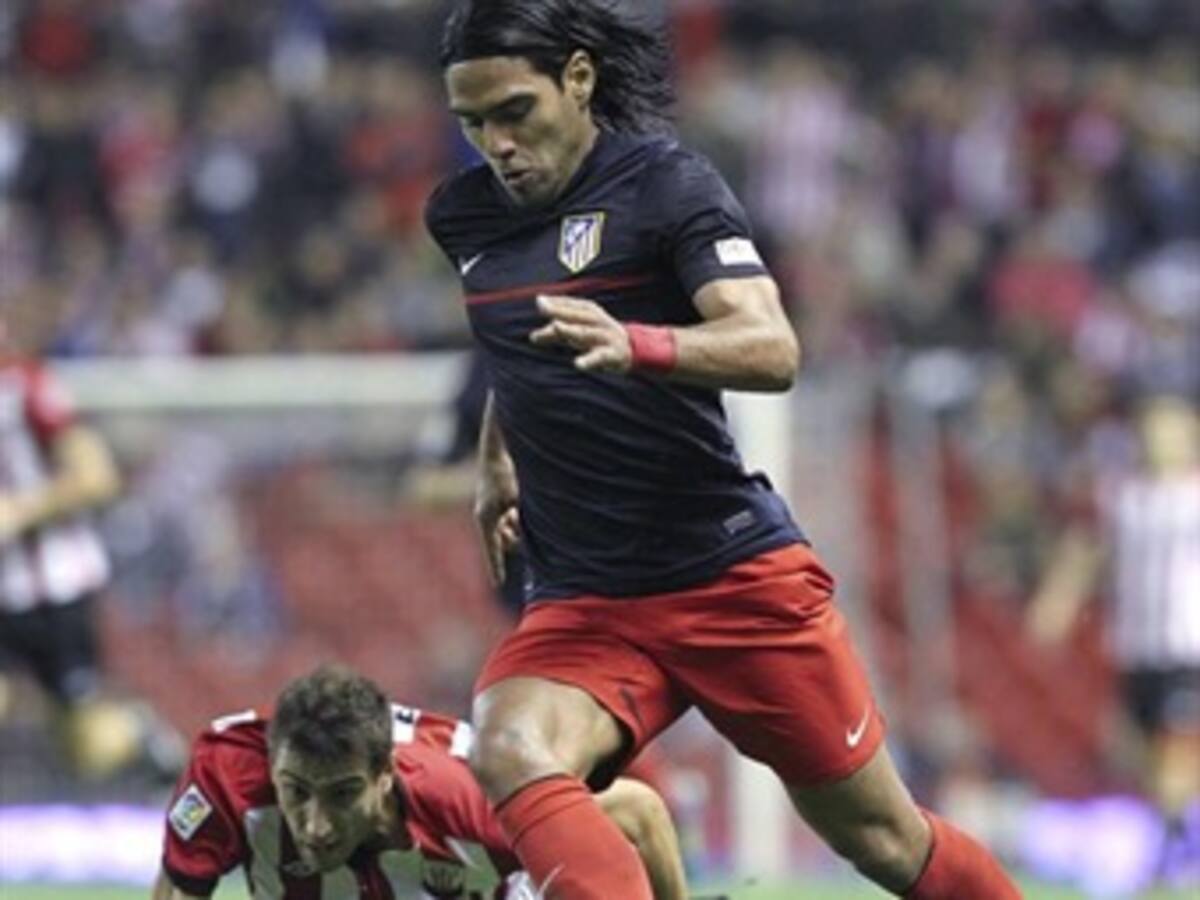 Atlético de Madrid, con Falcao García, no pudo evitar la derrota 3-0 ante Athletic de Bilbao
