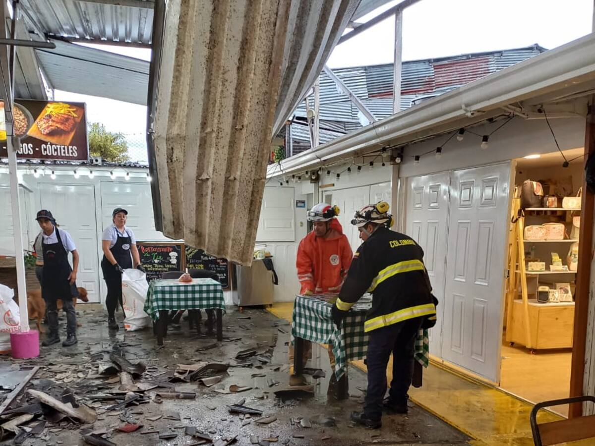 Después de varios días volvió a llover en Quindío, vendaval provocó daños en Filandia