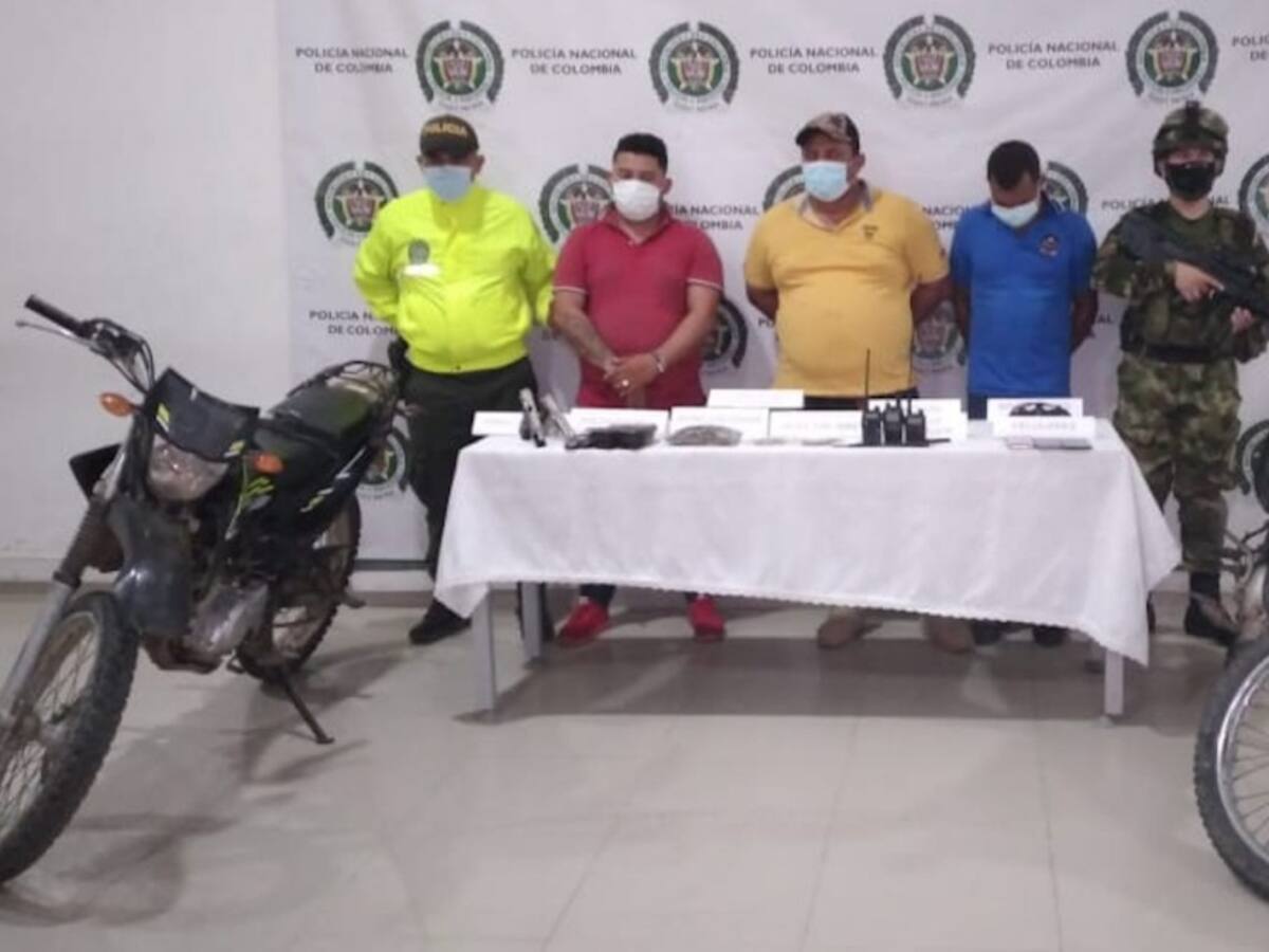 Caen tres presuntos integrantes del Clan del Golfo en Córdoba