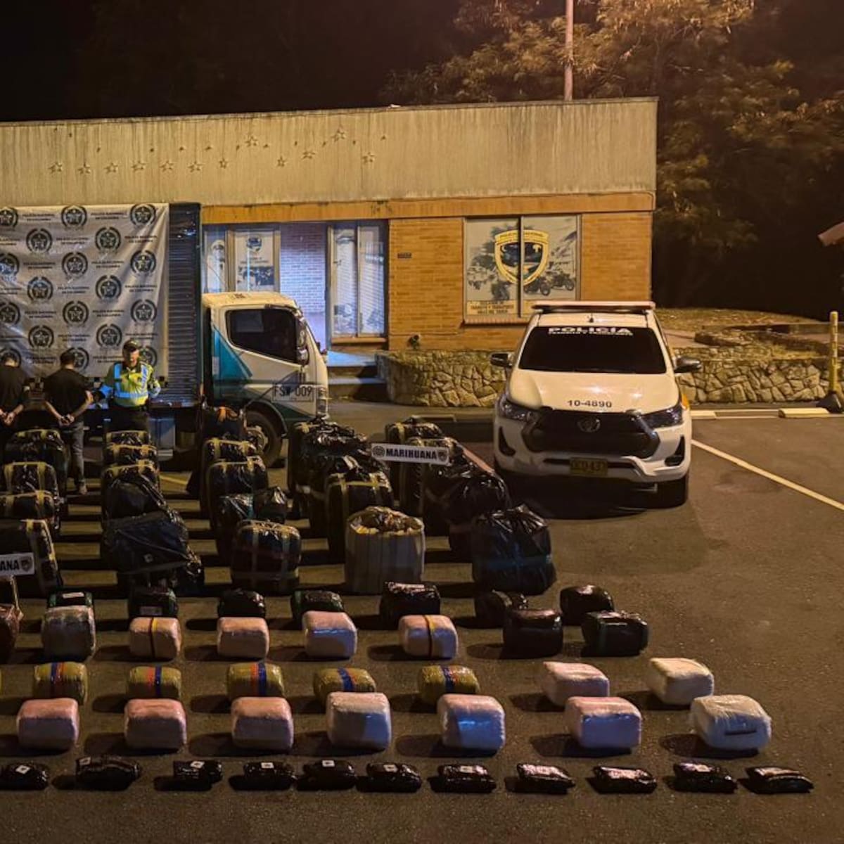 Incautan mil 500 kilos de marihuana en vías del Valle: ofrecieron $10 millones por transportarla