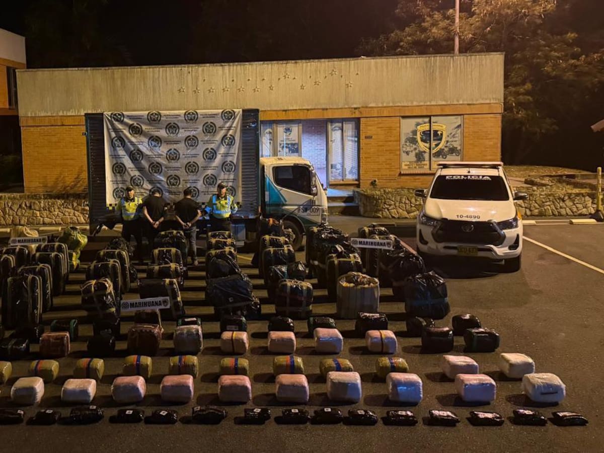 Incautan mil 500 kilos de marihuana en vías del Valle: ofrecieron $10 millones por transportarla