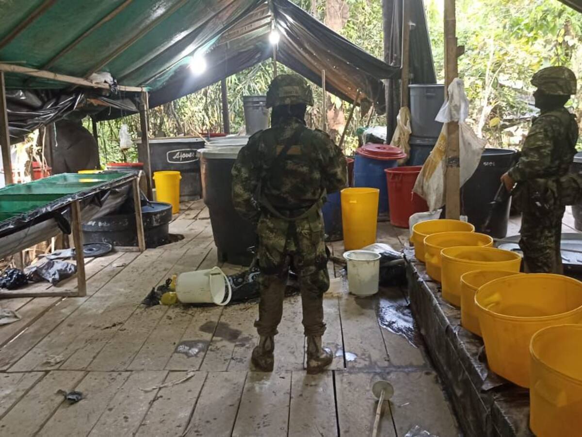 Ejército incautó cerca de 300 kilogramos de cocaína en zona rural de Cúcuta