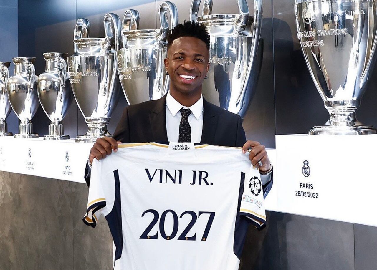 Vinicius Jr con Real Madrid | Foto: Vini Jr (Twitter)