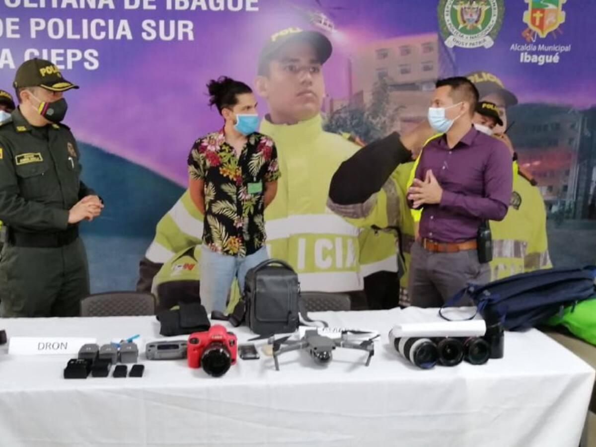Recuperan elementos de reconocido fotógrafo en Ibagué