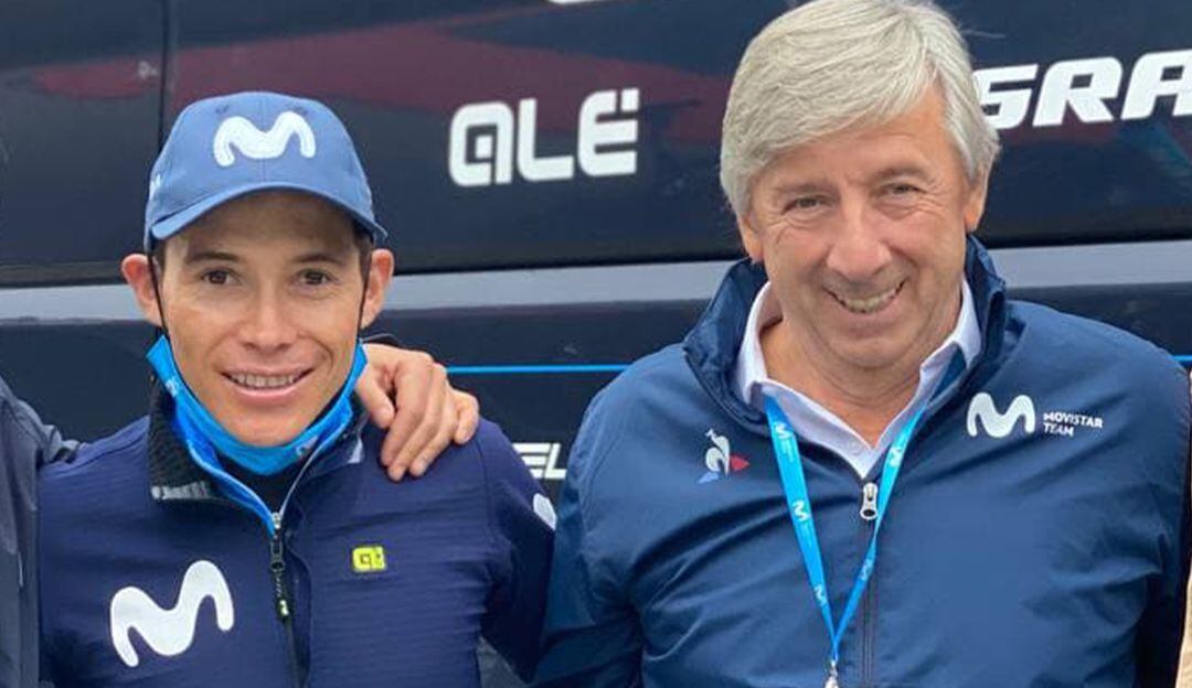 Miguel Ángel López y Eusebio Unzué en 2021