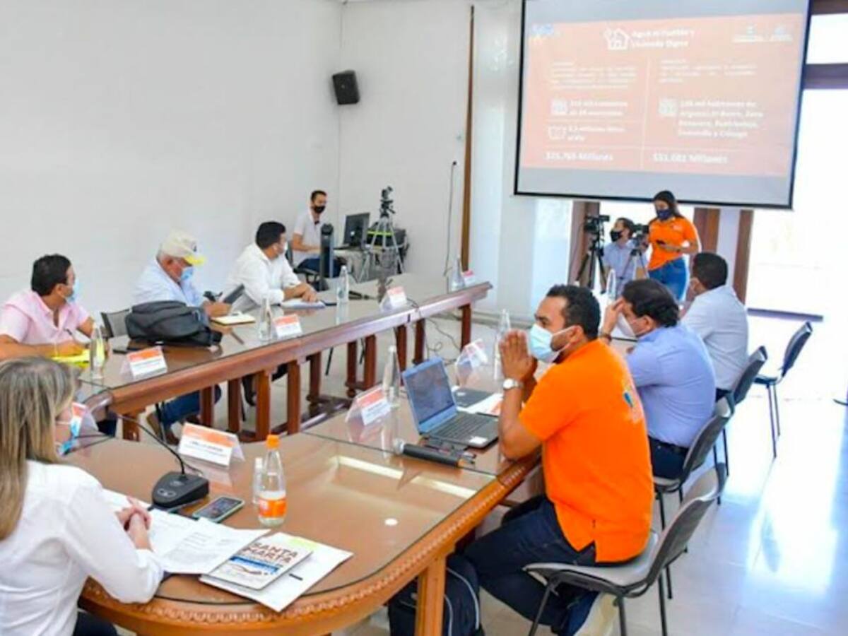 En el Magdalena concertan proyectos viales, de acueducto y alcantarillado
