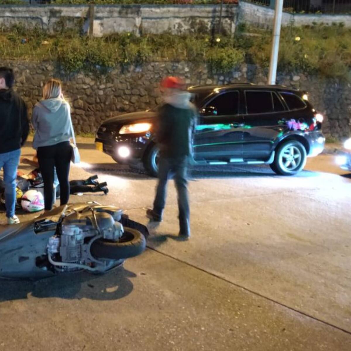 Una persona resultó herida en un accidente registrado en vías de Manizales