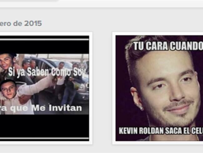 J Balvin critica con memes a Kevin Roldán por fiesta de Cristiano Ronaldo