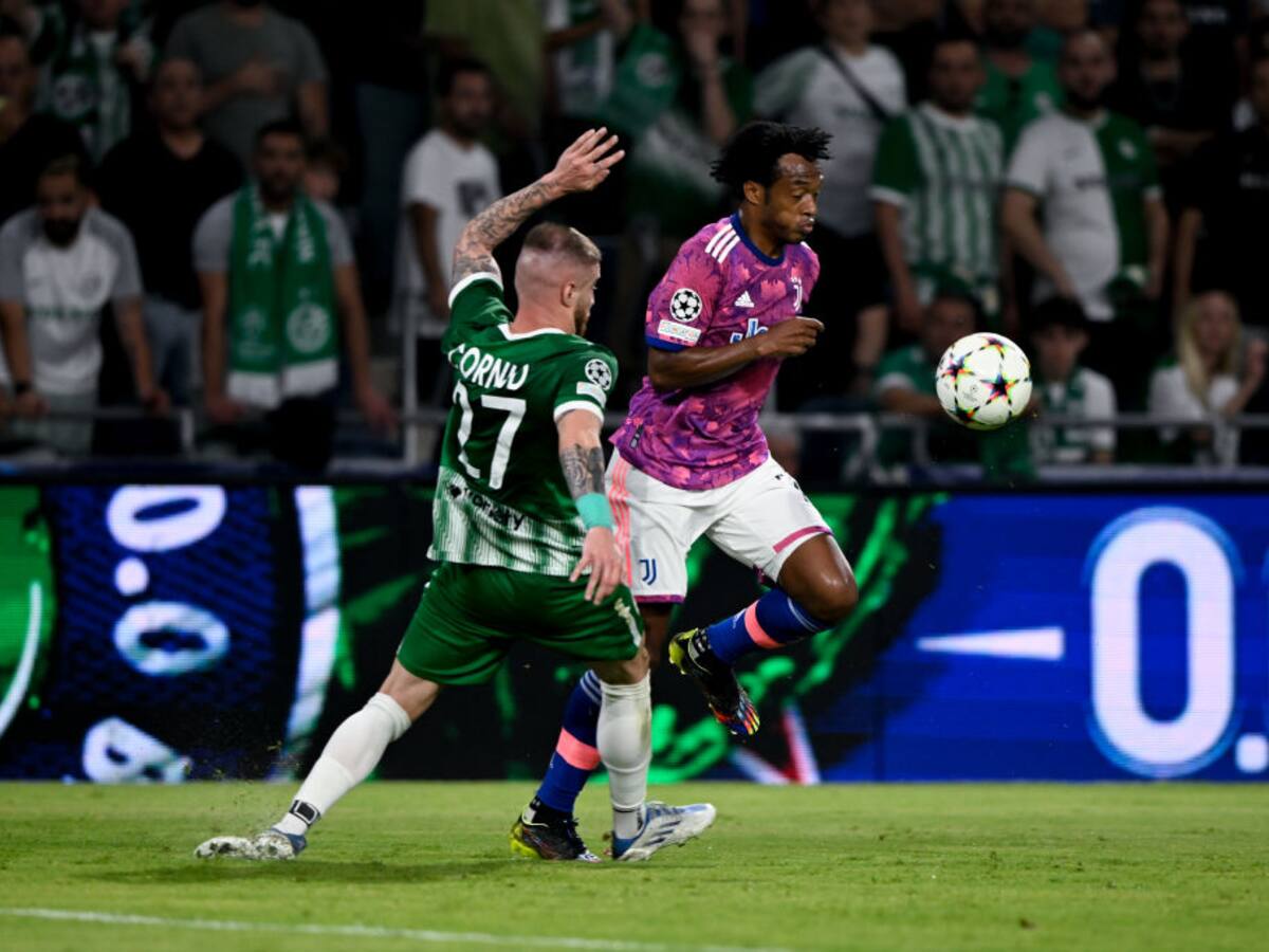 Juventus con Cuadrado, cae ante Maccabi Haifa y se complica en la Champions
