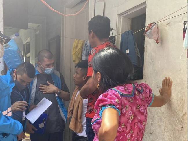 Familias desplazadas