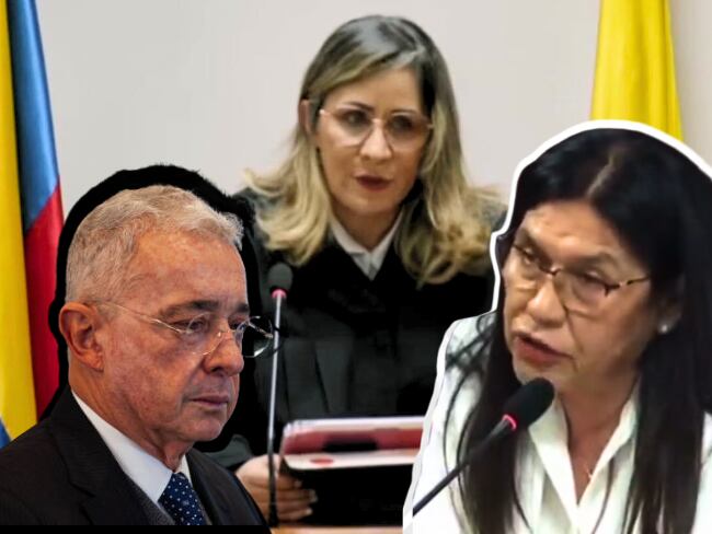Fiscal Marlenne Orjuela - Álvaro Uribe Vélez - Jueza Sandra Heredia - Cortesía Getty Images y Consejo Superior de la Judicatura