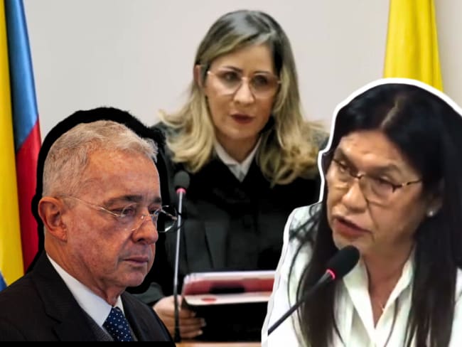 Fiscal Marlenne Orjuela - Álvaro Uribe Vélez - Jueza Sandra Heredia - Cortesía Getty Images y Consejo Superior de la Judicatura