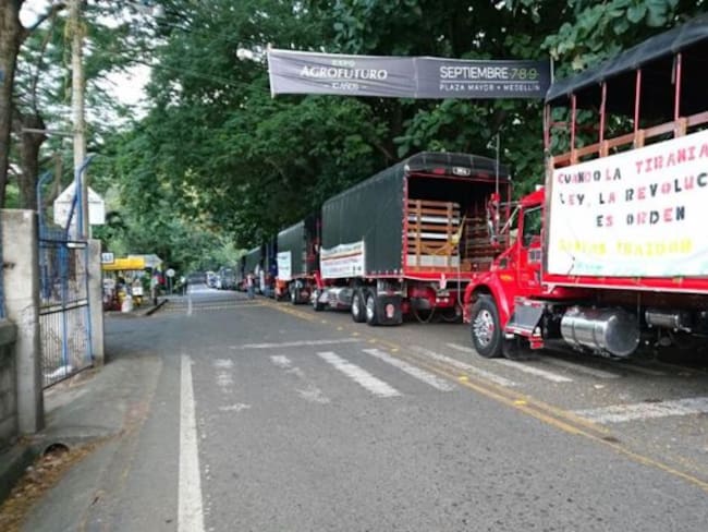 Ojo, este viernes camioneros de Antioquia se suman al paro nacional
