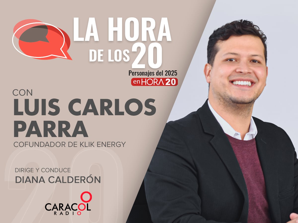 Luis Carlos Parra, cofundador de Klik Energy Foto: Caracol Radio