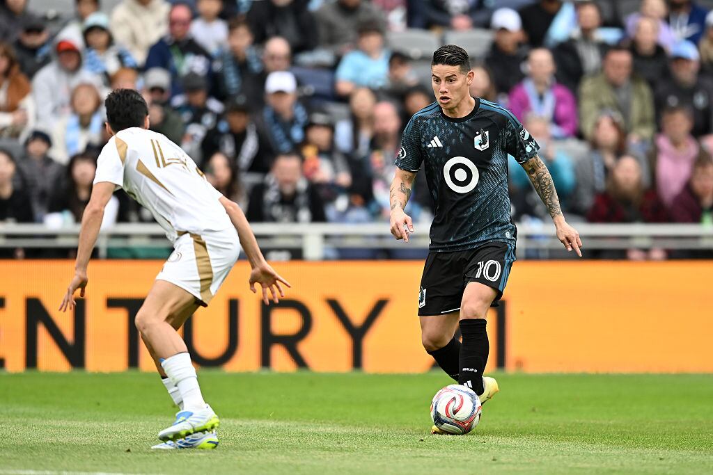 James Rodríguez en el partido ante LAFC / Getty Images