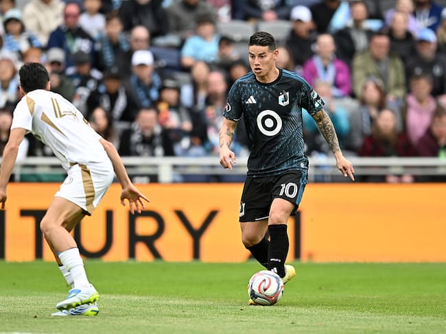 James Rodríguez en el partido ante LAFC / Getty Images