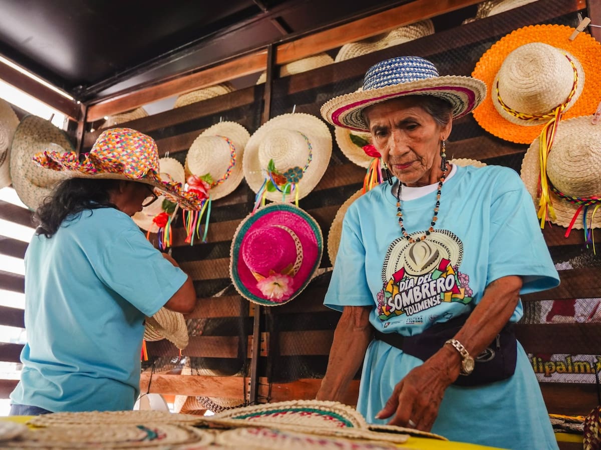 Más de 30 artesanos participan en el Día del Sombrero Tolimense