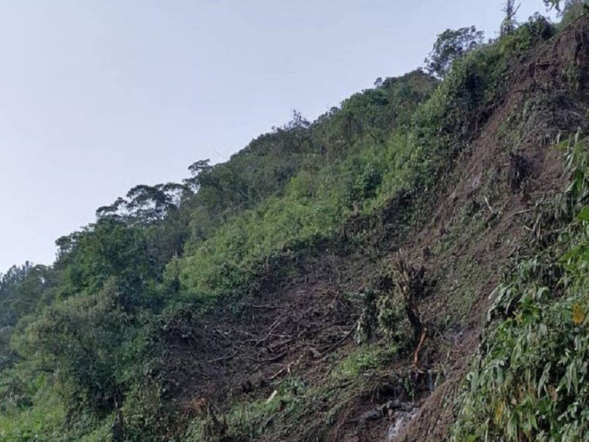 Pensilvania, Caldas y Arboleda, incomunicados por deslizamiento de tierra