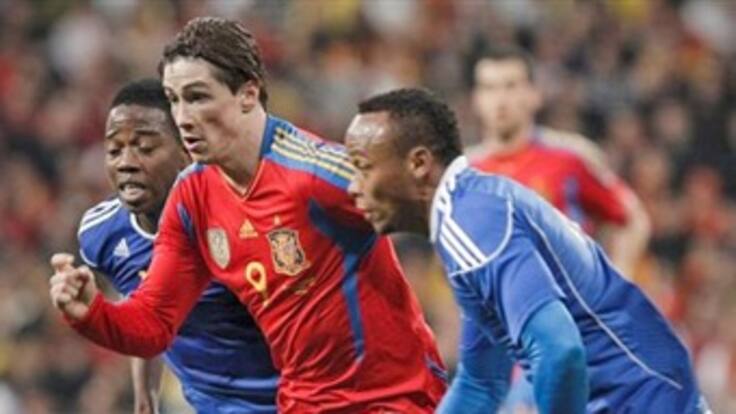 España vence 1-0 a Colombia en amistoso en Madrid