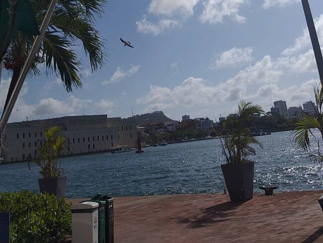 Baja alerta en la bahía de Cartagena a bandera amarilla
